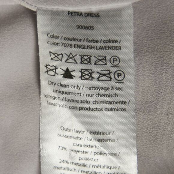 Rotate Birger Christensen Purple Floral Jacquard Mini Dress M - Picture 5 of 6